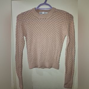 Zara longsleeve, size S, shady pink
